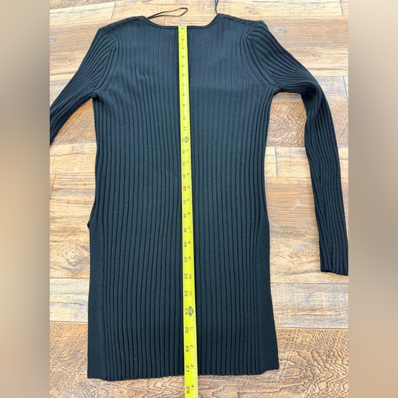 Ambiance Apparel Women's Blouse with Shoulder Straps, Size Medium, Ribbed Knit - Picture 7 of 9